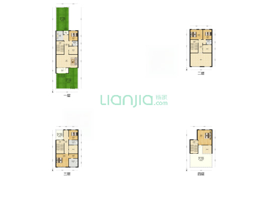港投香湖湾4号院 6室1厅4卫 255平方