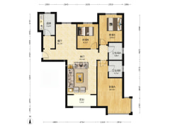 户型方正  南北通透 下跃 实得双倍面积-涿州K2狮子城北区户型图