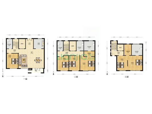 天赐金龙城 6室1厅5卫 299平方