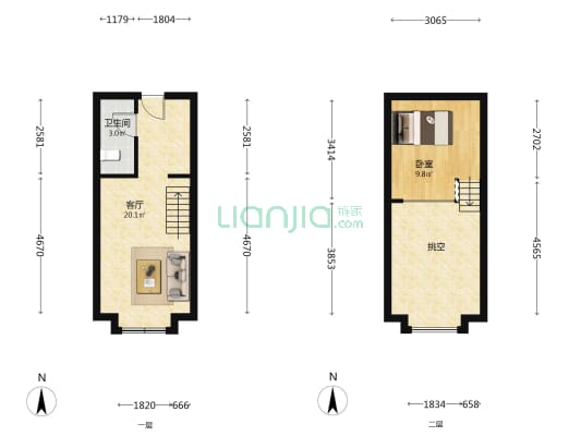 佳兆业云顶都汇 1室1厅1卫 37平方