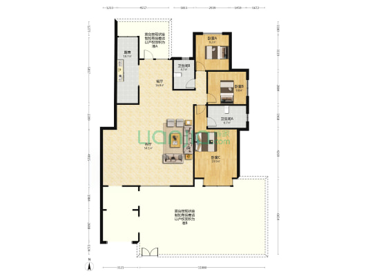 涿州低密度纯洋房社区人车分流9R社区-户型图