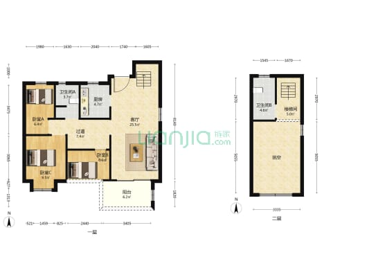 金辉优步星樾 3室1厅2卫 112平方