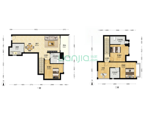 保利阅云台 4室1厅3卫 102平方