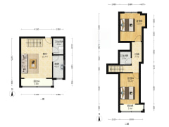 冠云路宏远景园跃层动静分区电梯洋房税费低-涿州宏远景园户型图