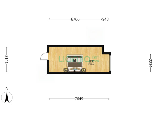 佳兆业城市广场 1室0厅0卫 38平方