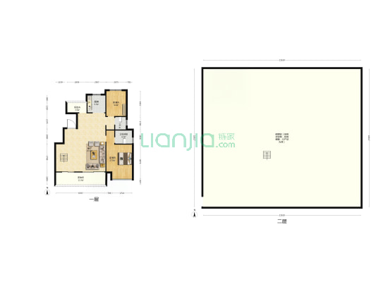 泰睿华府 2室1厅2卫 131平方
