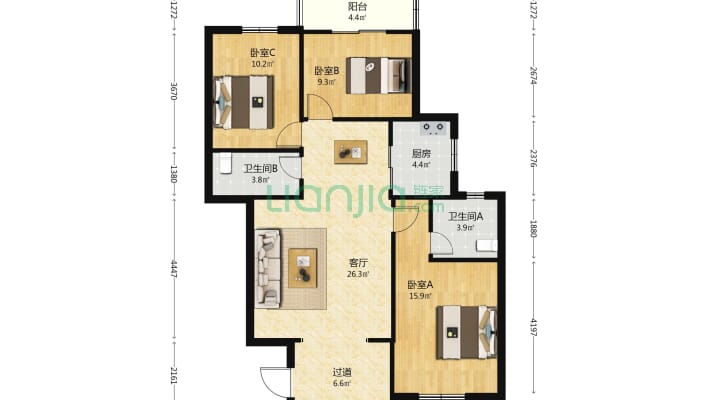 凤仪家园二手房实景图