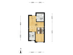 业主诚意出售，房子采光好，看房方便。-涿州鸿坤新维港户型图