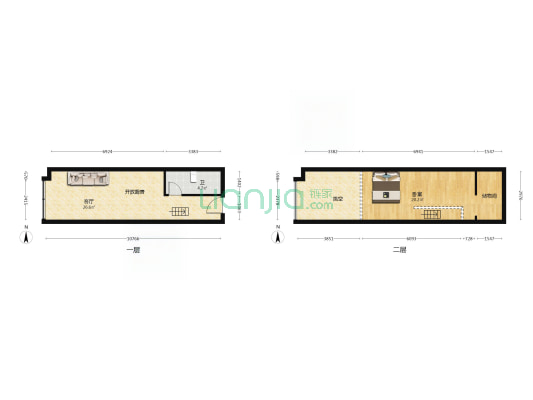 艺城PGC紫金中心 1室1厅1卫 47平方