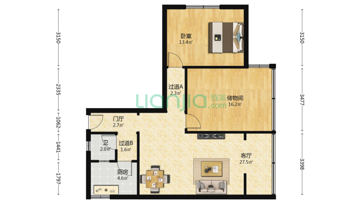 张家巷15号二手房实景图