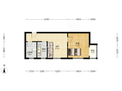 朝阳一居 楼层好  视野好 采光好-涿州鸿盛凯旋门户型图