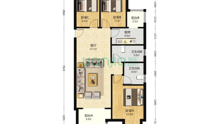 路劲阳光城二期二手房实景图