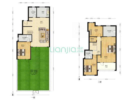 蜀道蓝城桃李春风 4室1厅4卫 287平方