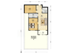 鹏渤印象城牛津花园 2室1厅 南 北-涿州鹏渤印象城牛津花园户型图