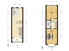 出售牛津花园2居 精装家具家电齐全-涿州鹏渤印象城牛津花园户型图