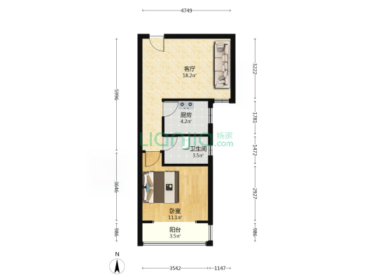 临德信公园  配套齐全  出行方便-户型图
