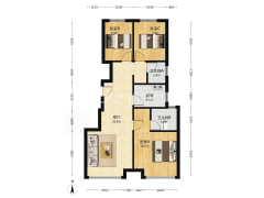 南北通透 视野好 一梯两户 无遮挡-涿州华远海蓝城二期户型图