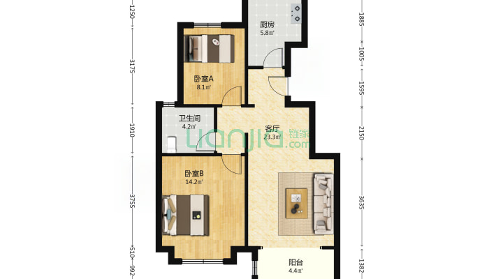 新城悦隽央著二手房实景图