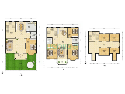 育才小区 4室3厅3卫 283平方