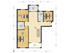 德信御府，精装三居室，拎包入住，带家具家电-涿州北京城建·德信御府户型图