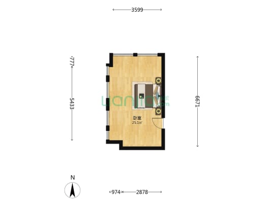 长城万悦汇 1室0厅0卫 36平方