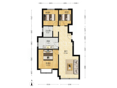 华远海蓝城 3室2厅 南 北-涿州华远海蓝城户型图