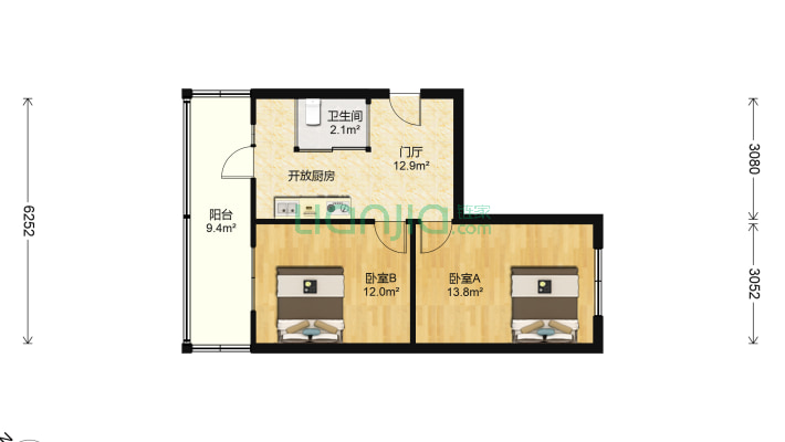 大民兴街二手房实景图