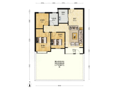 印象城，新小区，临火车站，近高铁，一层有院子-涿州鹏渤·印象城户型图