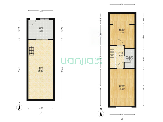 高铁东站  牛津花园  loft  急售-户型图