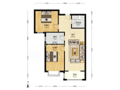 业主靠谱卖 精装未住 品牌家具 拎包入住-涿州香邑溪谷上园户型图