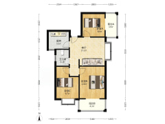 翔天万和城 3室1厅 东南-涿州翔天万和城户型图