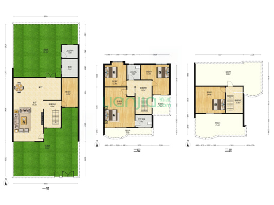 华盛新村北区 5室1厅3卫 227平方