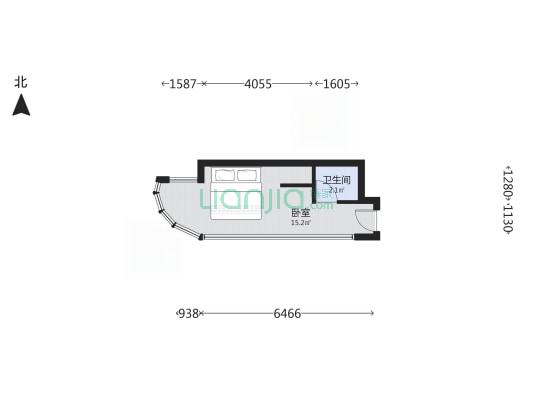 此房是精装修，采光好，有房本，随时看房.-户型图