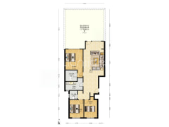 桃源新都孔雀城 3室2厅 南 北-涿州桃源新都孔雀城户型图