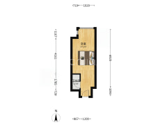精装修，大开间，有房本，业主诚意出售-涿州万科城际之光户型图