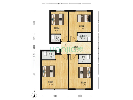 长荣街225号 4室0厅4卫 99平方