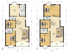 范阳路 电梯洋房 出门838 惠友八店 槐林菜市场-涿州中央公馆户型图
