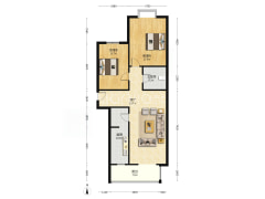 汇元尚品 3室2厅 南 北-涿州汇元尚品户型图