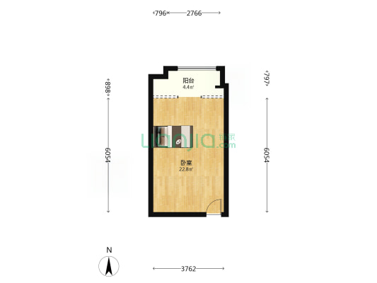 华岩陶瓷市场永林汇 1室0厅0卫 41平方