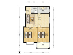 交通便利，采光充足，户型方正，适合老人孩子居住-涿州翔天万和城户型图