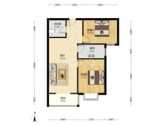 房本满五唯一，户型方正，精装修，业主诚心出售-涿州翡翠城户型图