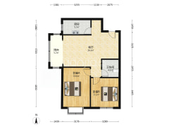 此房子位置好 户型好， 出小区交通便利。-涿州鹏渤新加坡花园户型图