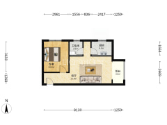 房子干净整洁   采光全天   交通方便-涿州名流美域户型图