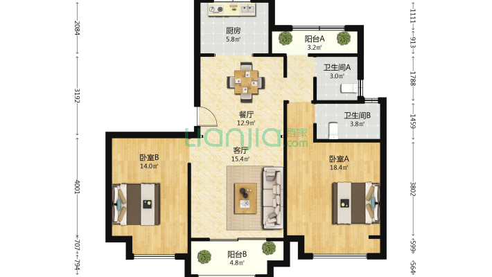 颐和家园潍坊园二手房实景图