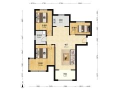 全明户型 高楼层 全天采光 诚意卖-涿州K2狮子城北区户型图