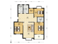 小区环境良好，车位充足，全明格局三居，房本满五-涿州宏远景园户型图