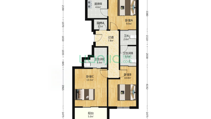 庆隆苑三区二手房实景图