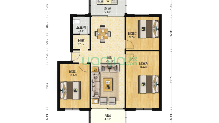 淮阴卫生高等职业技术学校宿舍区二手房实景图