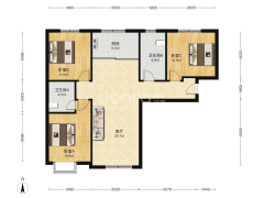 小区环境好  业主自住装修保持的很干净-涿州翡翠滨江户型图