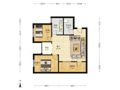 临香邑溪谷大社区，自住装修标准，满五唯一-涿州军怡公馆户型图